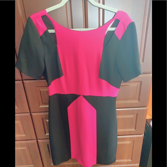 Rebecca Minkoff Women's Crystal Colorblock Ponte Dress - Picture 4 of 8